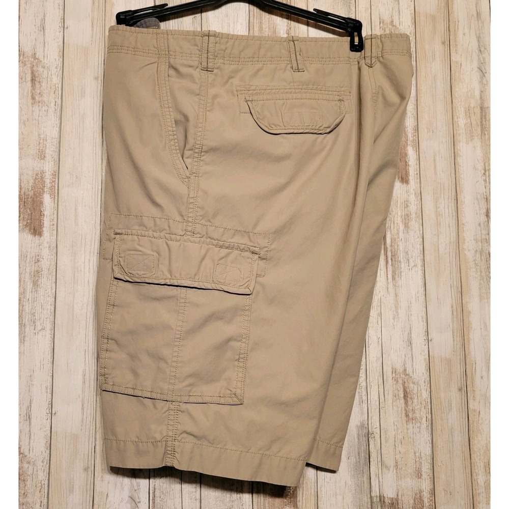 John Henry Cargo Shorts Mens 40 Kaki Casual Outdoors Hiking Pockets - Picture 3 of 4